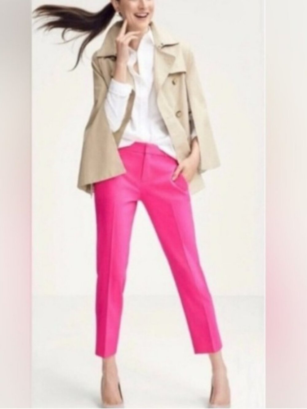 Banana Republic Ryan Wool Blend Ankle Pants